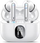 Wireless Earbuds, 2024 Bluetooth Headphones 5.3 HiFi Stereo Earphones, 40H Playtime in-Ear Earbud, Bluetooth Earbud with LED Power Display, IP7 Waterproof Earphones Sport Headset for Android iOS