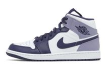 Jordan Nike Air 1 Mid Men's Shoes Black/Fire Red-White DQ8426-060, Sky J Purple/Sky J Purple, 9