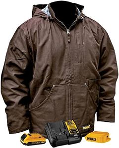 DEWALT DCHJ076A Heated Heavy Duty Work Coat Kit with 2.0Ah Battery and Charger