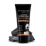 Glamveda Activated Charcoal Peel Off Mask | Cleans Pores, Removes Blackheads & Tanning | Anti Pollution | Pimples| Acne -100g