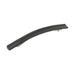 Parcelona French Long and Thin Black Celluloid Hair Clip Barrette