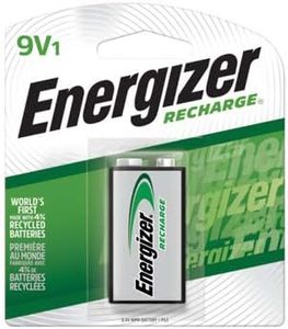 Energizer NH22NBP 9V Rechargeable Batteries - Quantity 6