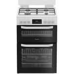 Hotpoint HTG6GDCW 60cm wide Single Oven Gas Cooker - White