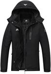 MOERDENG Women's Snow Ski Jacket Warm Winter Coat Waterproof Snowboarding Jacket Fleece Mountain Winter Jacket