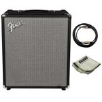 Fender Rumble 100 Watt Bass Combo Amplifier with Cable & Polishing Cloth