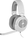 CORSAIR HS55 STEREO Lightweight Wired Gaming Headset – Omni-Directional Microphone – Neodymium Drivers – PC, Mac, Xbox, Nintendo Switch, Mobile – White