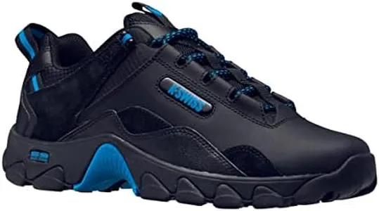 K-Swiss Men's Cali Trail Sneaker, Black/Brilliant Blue, 8 M