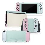 Tacky Design Colorwave Skin Compatible with Nintendo Switch Skin - Premium Vinyl 3M Blue Pastel Stickers Set - Switch Skin Compatible with Joy Con, Console, Dock, Decal Full Wrap