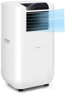 Klarstein Climatiseur Mobile Silencieux Intelligent, Mini Climatiseur 5 en 1, Refroidissement, Purificateur Antibactérien, Elimination des Odeurs, Mode Nuit, Déshumidificateur, AC, 15000 BTU, Noir