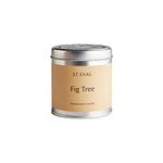 St. Eval Fig Tree Scented Tin Candle - Wax - Refreshing Fragrance - A Clean and Refreshing Scent with Hints of Sweet Fresh Figs - Made in Cornwall