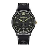 Timberland Analogue Beckman Black Leather Strap 3ATM Watch