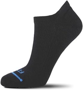 FITS Light Runner, Low Cut Sock for Men and Women, Made with Merino Wool, Breathable, Lightweight, Whole Foot Comfort, Athletic Performance Sock, Black, Small