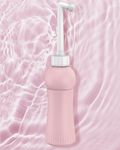 ELECTOMANIA Portable Jet Spray, Retractable Portable Bidet Spray for Toilet, 500ML Bidet Spray Portable for Personal Hygiene, Postpartum & Baby Care with Storage Bag (Pink, 500ML)
