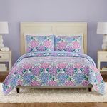 Vera Bradley Happy Hydrangea 3-Piece Quilt Set, King