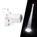 DMX Pinspot Mirror Ball Spotlight - 3w White Stage Spot Lights for Disco Ball Motor