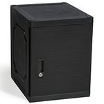 Jink Kids Locker, 19", Lockable/Stackable Storage Locker Box, Great for Home, School & Office (Black)