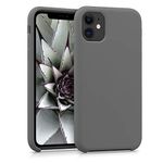 Nik case Back Cover for iPhone 11 (Silicone | Grey)