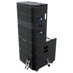 ZEBRONICS Mytho Plus Trolley Party DJ Speaker, 660 Watts, Supports Bluetooth, USB, mSD, AUX, Dual UHF Wireless MIC, Karaoke & Recording Function, Detachable Satellite