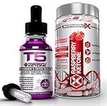 Raspberry Ketone Diet Pills (60caps) + T5 Raspberry Ketones Serum (30ml) - Strongest Legal Slimming/Weight Loss (1 Month Course)