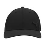 PUMA Stretch Fit Cap, Black Combo, Large-X-Large