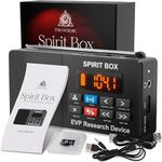 PARANORMIC Spirit Box Ghost Hunting Equipment — Handheld EVP Ghost Hunting Equipment Kit with 32 GB Micro SD & Integrated Flashlight — Paranormal Equipment Ghost Box for Scanning & Recording Spirits