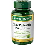 Nature's Bounty Saw Palmetto 450 mg Capsules, 100 Count