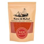 Kanz & Muhul Kashmiri Red Chilli Powder 200 Grams, Kashmiri Lal Mirch Powder- Mild Spicy, Authentic, Bright Red Colour - Organic kashmiri mirch No Added Preservatives 200 Gm 1 Pack