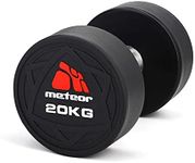 Meteor Commercial Urethane Dumbbells, Pro-Grade Dumbbell, Professional Weightlifting, Barbell, Weight Plate, Gym, Fitness (20kg Single (20kg x1pc))