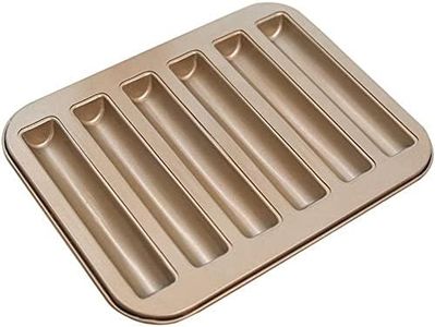 xuefu Biscuit Stick Baking Tray Carbon Steel Breadstick Biscotti Ladyfinger Small Muffin Cupcake Tin Tray