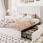 Allewie Queen Size Storage Bed Fram