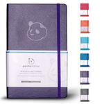 Panda Planner: 90-Day Undated Daily Planner - Boost Productivity, Set Goals & Manage Time - Increase Happiness With A Focus On Gratitude - Bonus Monthly/Weekly Sections - Hardcover - Purple