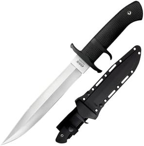 COLD STEEL OSS 8.25" Japanese AUS8A Clip Point Blade 5.125" Kray-Ex Handle Tactical Outdoor Hunting Fixed Blade Knife w/Secure-Ex Sheath