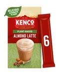 Kenco Plant Based Almond Latte Instant Coffee Sachets x6 (Pack of 5, Total 30 Sachets)