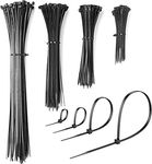 4", 6", 8", 12" Black Cable Zip Tie