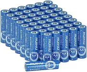 RUIHU AA Batteries 48 Pack Lithium Iron Double A Batteries 1.5V 3000mAh Longer Lasting AA Lithium Batteries for Blink Camera, Blink Battery Replacement Non-Rechargeable(Lithium AA-48 Count)