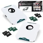 Wild Sports NFL Philadelphia Eagles Pro Football All-Weather Cornhole Set - Travel Bean Bag Toss Set Includes 8 Bean Bags