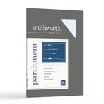 Southworth® Parchment Specialty Paper, 8.5" x 11", 24 Lb, Blue, Pack of 100