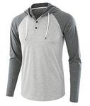 Jhsnjnr Men's Athletic Jersey Sweatshirts Hoodies Long Sleeve Casual Pullover Tops