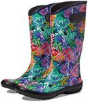 BOGS Women's Rainboot Garden Rain Shoe, Rose Multi, 9