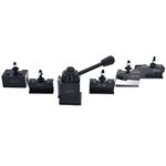 TINVHY OXA Wedge Type Tool Post Set 250-000, Tool Post for Mini Lathe Up to 8 CNC Lathe Tool Holder