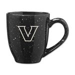 Rico Industries NCAA Vanderbilt Commodores Primary 16 oz Team Color Laser Engraved Speckled Ceramic Coffee Mug