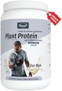VORST Vegan Protein Powder for Men 900G | Workout Supplement for Muscle Gain | Weight Gainer | Vanilla Flavour | Isolate & No Added Sugar