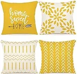 YCOLL Pillow Covers 18x18 Set of 4,