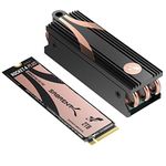 SABRENT M.2 NVMe SSD 2TB gen 4x4 with Heatsink, Solid State Drive 7100MB/s Read, PCIe 4.0 m2 Hard Drive for Gamers, Compatible with PlayStation 5, PCs, NUCs Laptops and Desktops