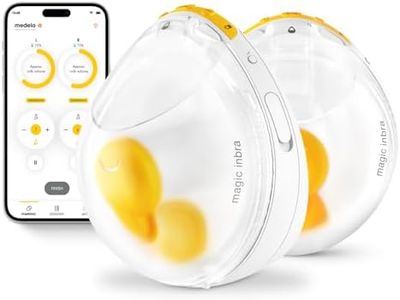 Tire-lait électrique double mains libres et portable Magic InBra de Medela: FluidFeel Technology, connectivité avec application et contrôle par capteur, ultra-léger, silencieux, qualité hospitalière