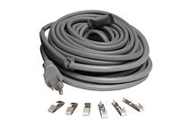 Wrap-On 14040 40' Roof & Gutter De-Icing Heating Cable Grey 200 Watts 1.67 AMPS