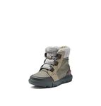 Sorel Women's Winter Boots, EXPLORER II CARNIVAL FELT WP, Brown (Sage, Dark Stone), Size: 6