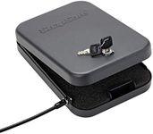 SNAPSAFE Keyed Lock Box, Large 75200, Portable Steel Handgun Safe & Case, TSA & CA DOJ Approved, Measures 9.5” x 6.5” x 1.75
