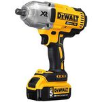 DEWALT DCF899P2 20V MAX XR Brushless High Torque 1/2" Impact Wrench Kit with Detent Anvil