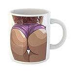 Funny Coffee Mug Butt Sexy Woman Bo